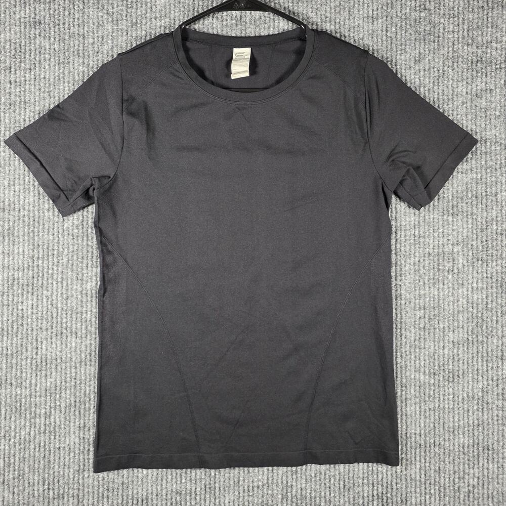 Fabletics‎ Black Athletic T Shirt Womens Small Short Sleeve Workout Top